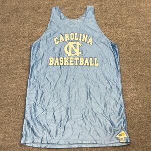 Vintage North Carolina Tar Heels Shirt Mens Medium Blue Tank Top RAS Jersey UNC